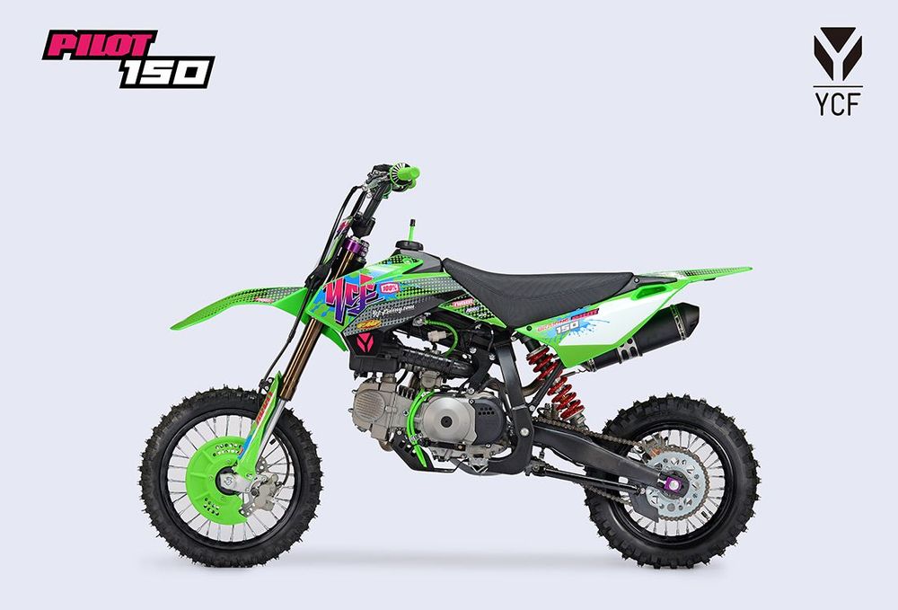 YCF PILOT 150 LIMITED – GREEN 2025, oficjalne zdjęcie produktowe 3